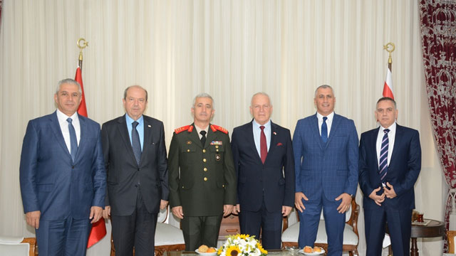 Töre, Güvenlik Kuvvetleri Komutanı Tuğgeneral Algan’ı kabul etti