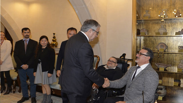 Akıncı Engelli Hizmetleri Koordinasyon Kurulu’nu kabul etti