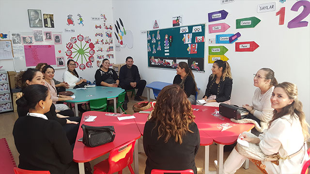 Yakın Doğu Okul Öncesi Velilerine yönelik Veli Toplantısı düzenledi…