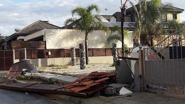 Fırtına ve yağmur Güney Kıbrıs’ı da vurdu