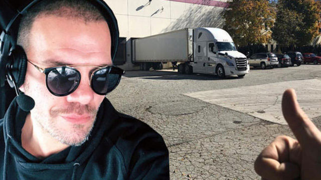 Ünlü oyuncu TIR şoförü oldu