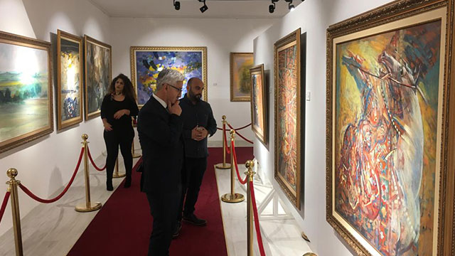 T.C. Lefkoşa Büyükelçiliği Eğitim Müşaviri Harun Fatsa Kıbrıs Modern Sanat Müzesi'ni Ziyaret Etti…