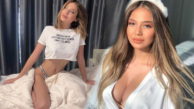 Merve Taşkın tuvaletten paylaştı