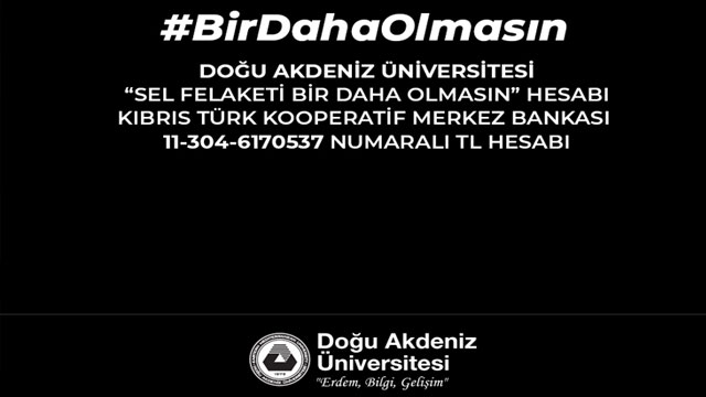 DAÜ, sel felaketinden etkilenenler için yardım kampanyası başlattı