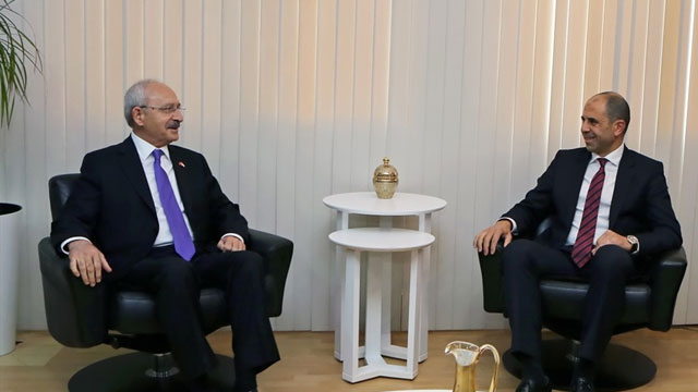 Özersay, Kılıçdaroğlu’nu kabul etti
