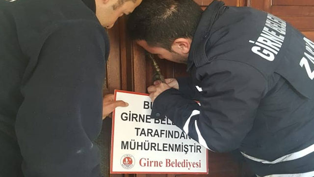 Girne'de bir otel mühürlendi