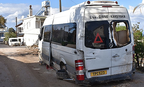 Sanki savaş yaşanmış gibi!