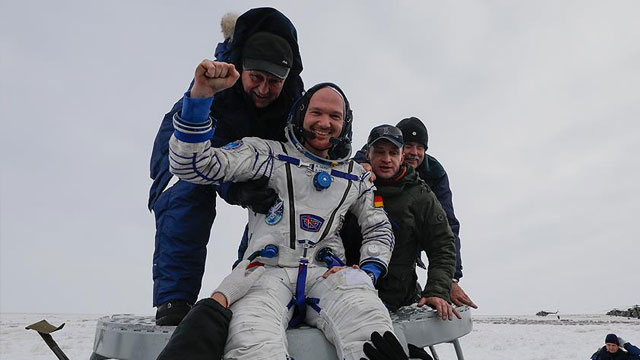 Soyuz MS 09 Dünya'ya döndü