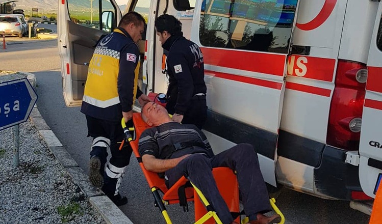 CAS eylemcisi hastaneye kaldırıldı