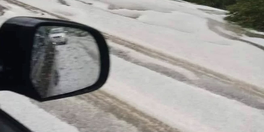 Lefke, beyaza büründü