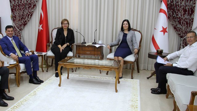 Meclis Başkanı Siber, Yüksek Seçim Kurulu Başkanı ile görüştü
