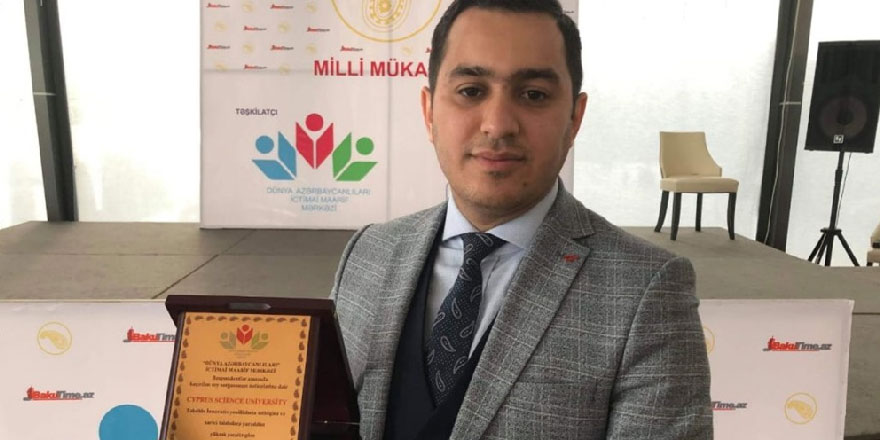 Kıbrıs İlim Üniversitesi’ne Azerbaycan’dan Altın Buta ödülü