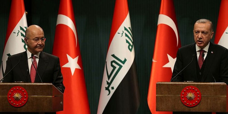 Erdoğan ve Irak Cumhurbaşkanı Salih'ten ortak basın toplantısı