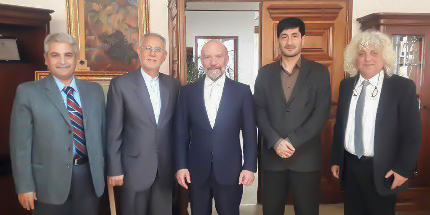 İran’ın Kıbrıs Büyükelçisi YDÜ Kurucu Rektörü Dr. Suat İ. Günsel'i ziyaret etti