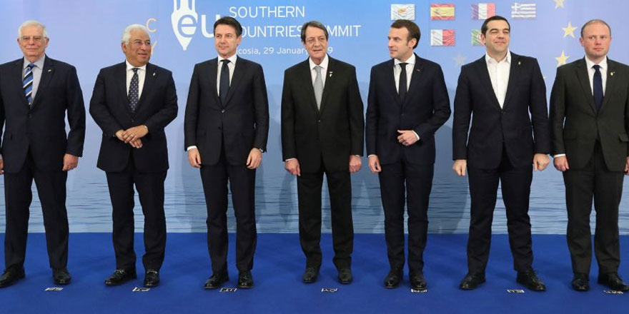 Med7 toplantısından "AB Birleşik Kıbrıs için emniyet supabı” mesajı