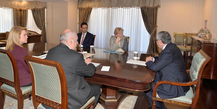 Akıncı, Lute’la görüştü