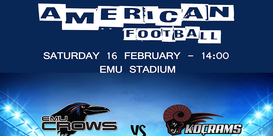 DAÜ Amerikan Futbolu Takımı EMU Crows lige başlıyor