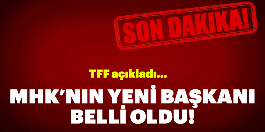 Son dakika: Merkez Hakem Kurulu'nun Yeni Başkanı Sabri Çelik oldu!