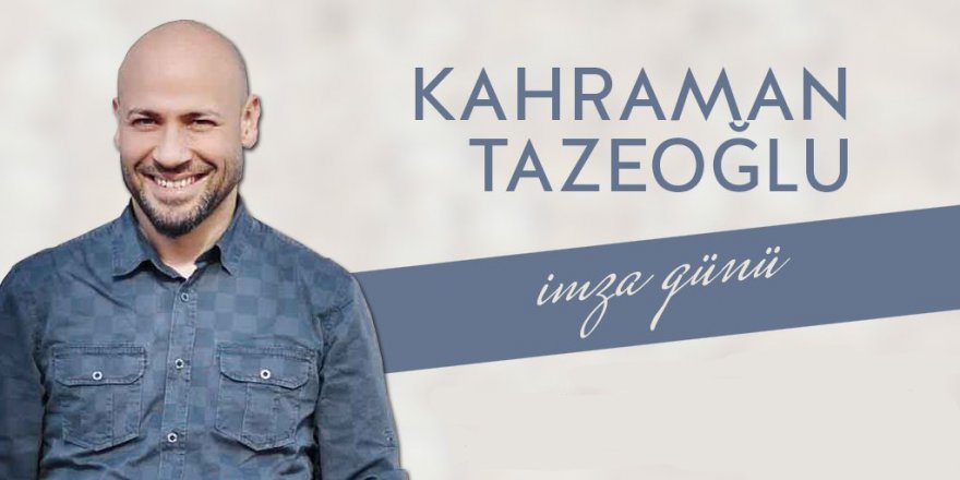 Ünlü Yazar Kahraman Tazeoğlu City Mall AVM’de sevenleriyle buluşacak