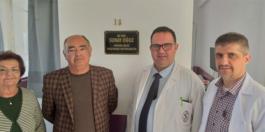 Sunay Oğuz’a teşekkür plaketi verildi