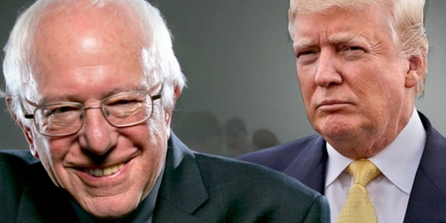 Trump ve ABD başkanlığına aday olan sanders arasında "çılgın" tartışması