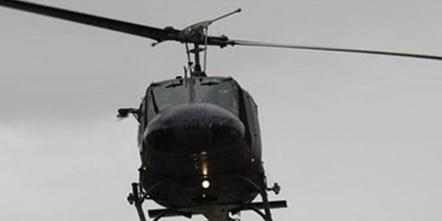 Askeri helikopter düştü !