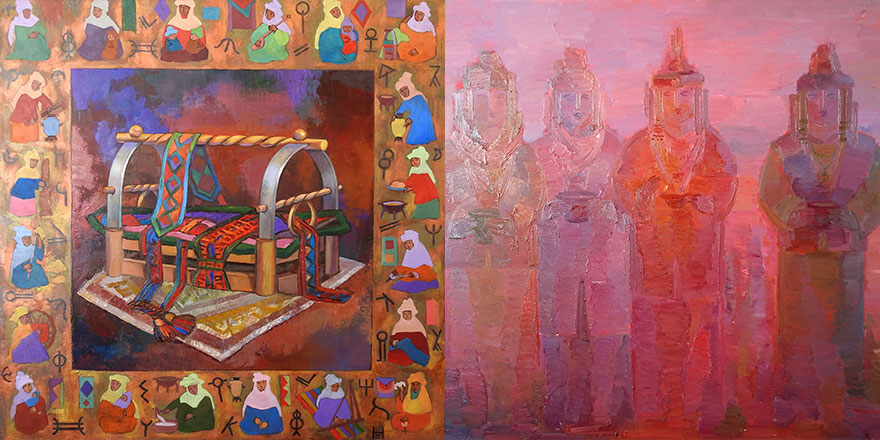 Kazakistan Ressamlarının hazırladığı 40 eserden oluşan resim sergisi Özyiğit tarafından açılıyor
