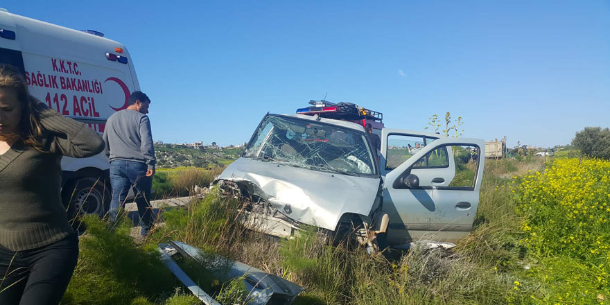 Ziyamet yolunda büyük kaza