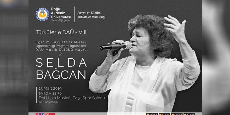 Selda Bağcan DAÜ’de konser verecek