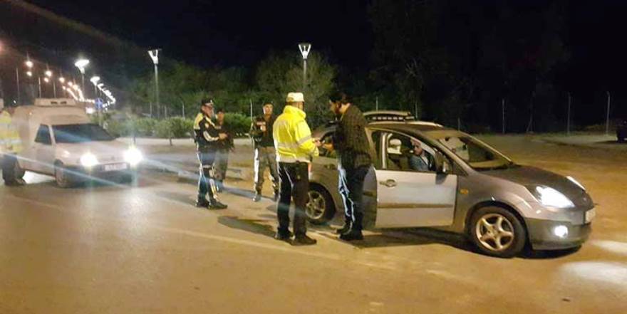 7 araç trafikten men edildi