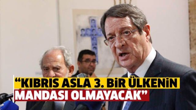 Anastasiadis: “Kıbrıs Helenizmi’ni koruyacak bir çözüm”