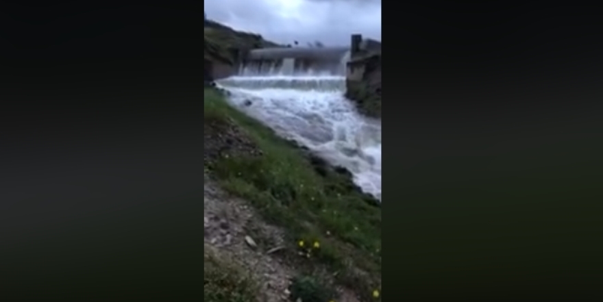 Kanlıköy Barajı da taştı (Video Haber)