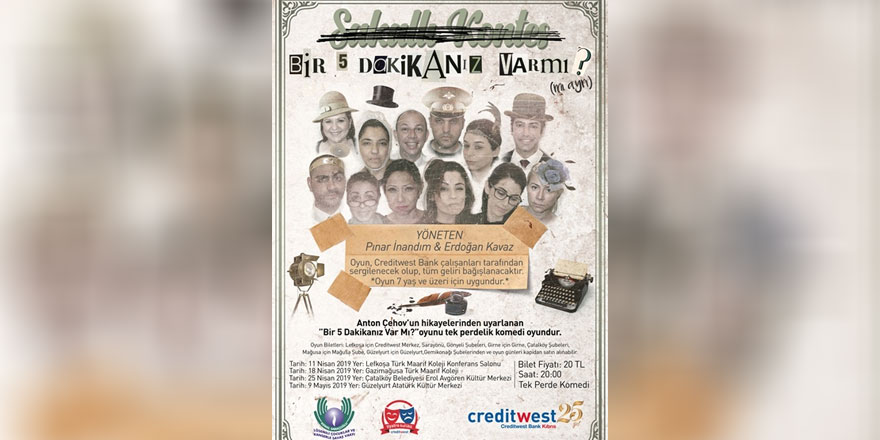 Credıtwest bank çalışanlarından Saraçoğlu vakfı yararına oyun