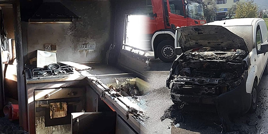 Park halinde alev aldılar