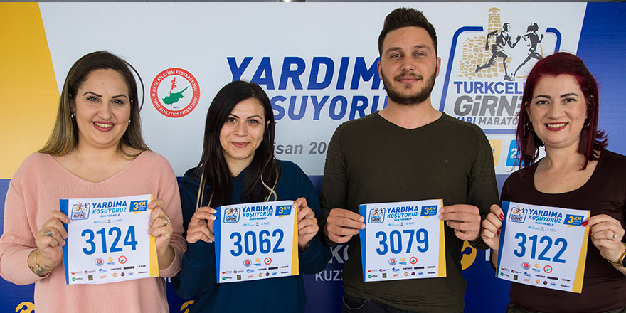 Turkcell Girne yarı maratonu ile yardıma koşuyoruz