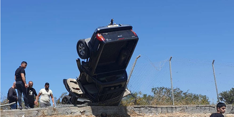 Metehan yolunda korkutan kaza