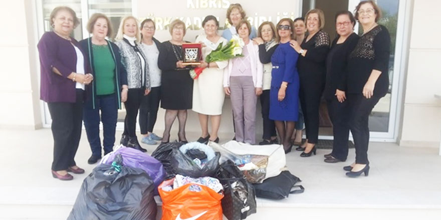 Kıbrıs Türk Kadınlar Birliği Girne Şubesi, Kanser haslarına yardım derneğine bağışta bulundu