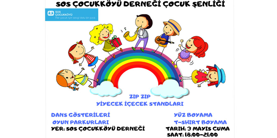 Şenlik 3 Mayıs Cuma günü…