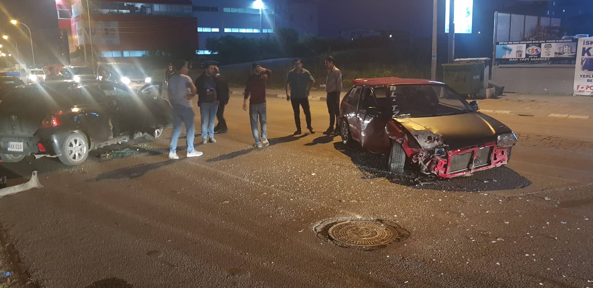 Yüz yüze çarpıştılar