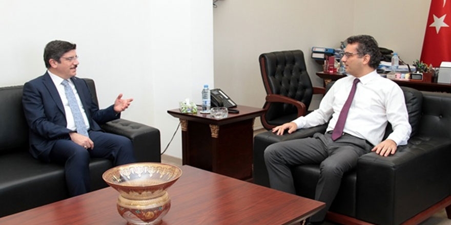 Erhürman, TBMM 25-26. dönem AK parti milletvekili ve  genel başkan danışmanı Aktay’ı kabul etti