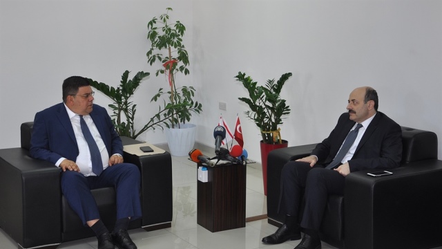 Berova, YÖK Başkanı Saraç ile görüştü