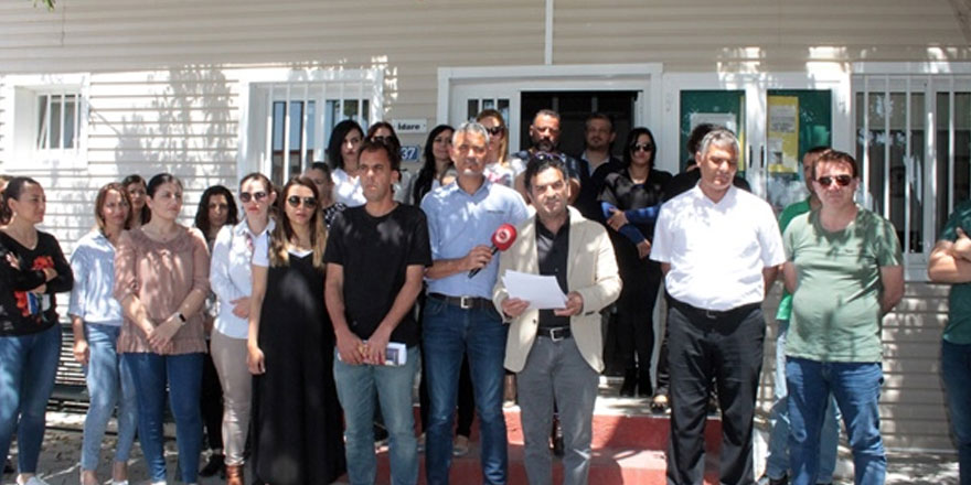 KTOEÖS Değirmenlik Lisesinde grev yaptı