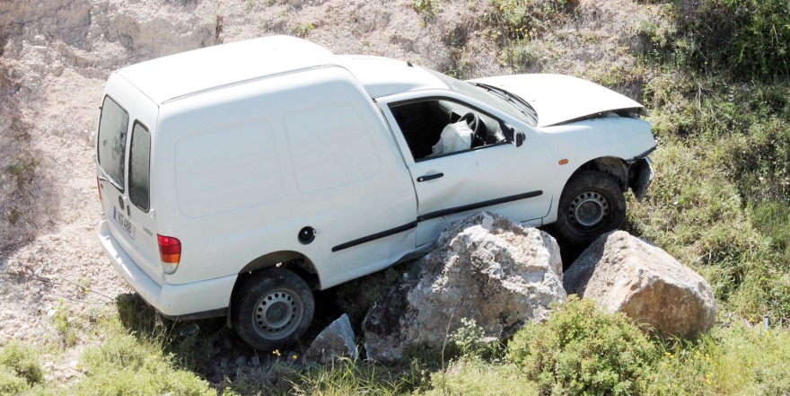 Dağ Yolu'nda kaza