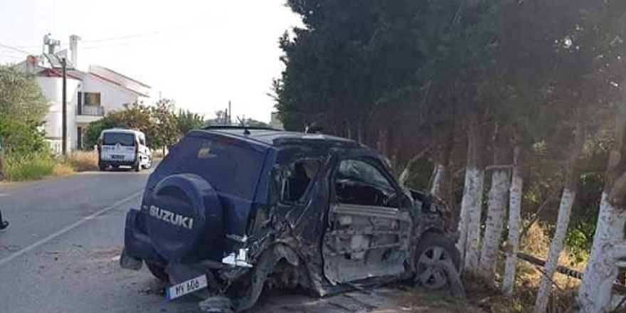 Yeşilköy’de korkutan kaza!