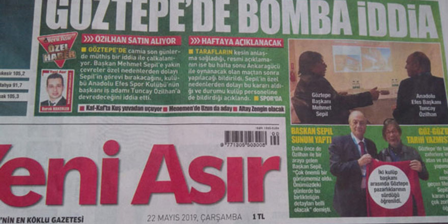 Yandaş medya Göztepe'yi düşürmek için çalışıyor