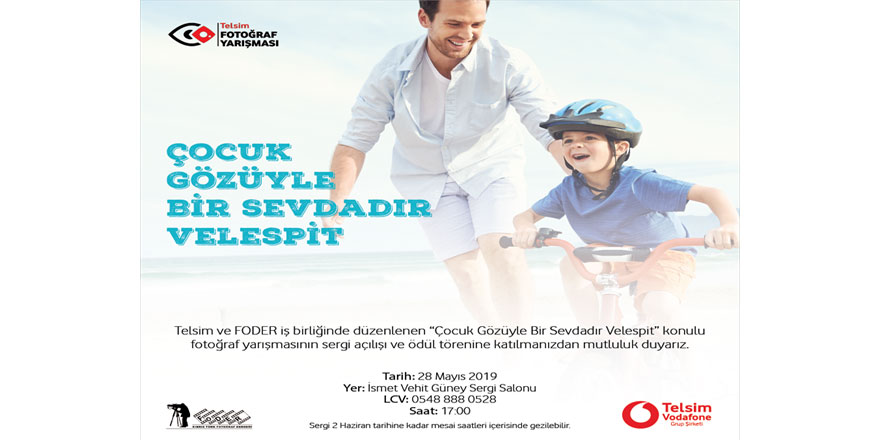“Çocuk gözüyle bir sevdadır velespit” fotoğraf yarışması sergi ve ödül töreni yarın akşam
