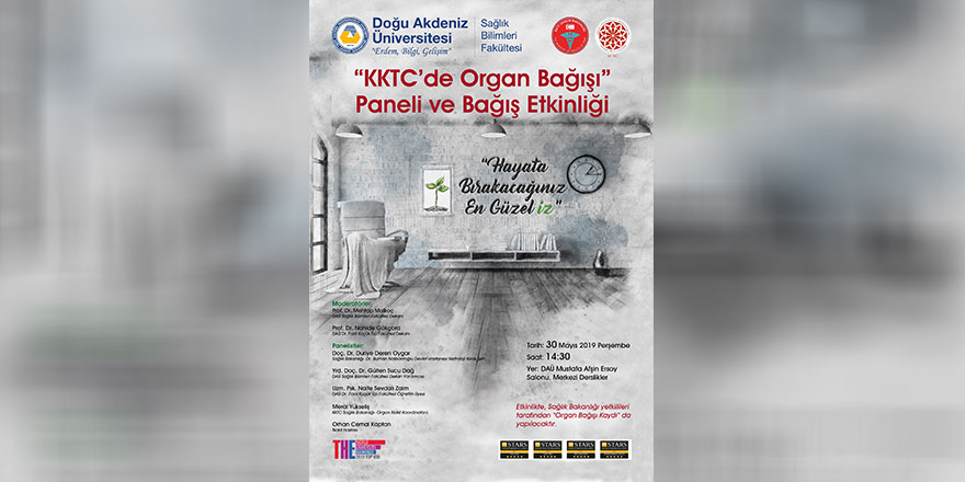 DAÜ’den organ bağışı ile ilgili panel ve etkinlik