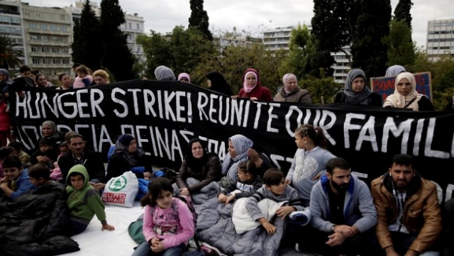 Yunanistan'da sığınmacılar açlık grevinde