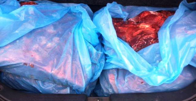 Metehan Sınır Kapısı’nda 353 Kg Donmuş Et Ele Geçirildi