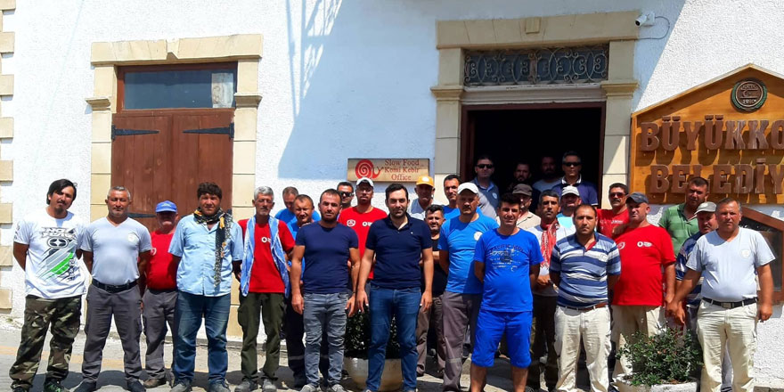 İş bırakma eylemi yaptılar